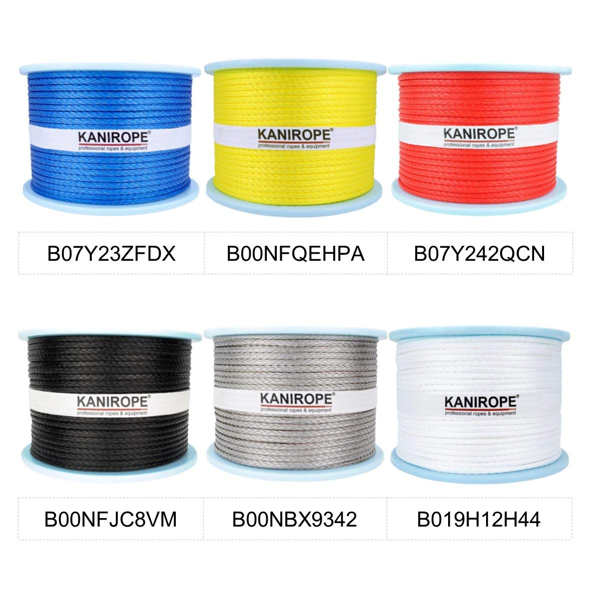 Kanirope® Dyneema lina PRO 3 mm 100 m srebrna 12-krotnie pleciona SK78 rozciągnięta powlekana