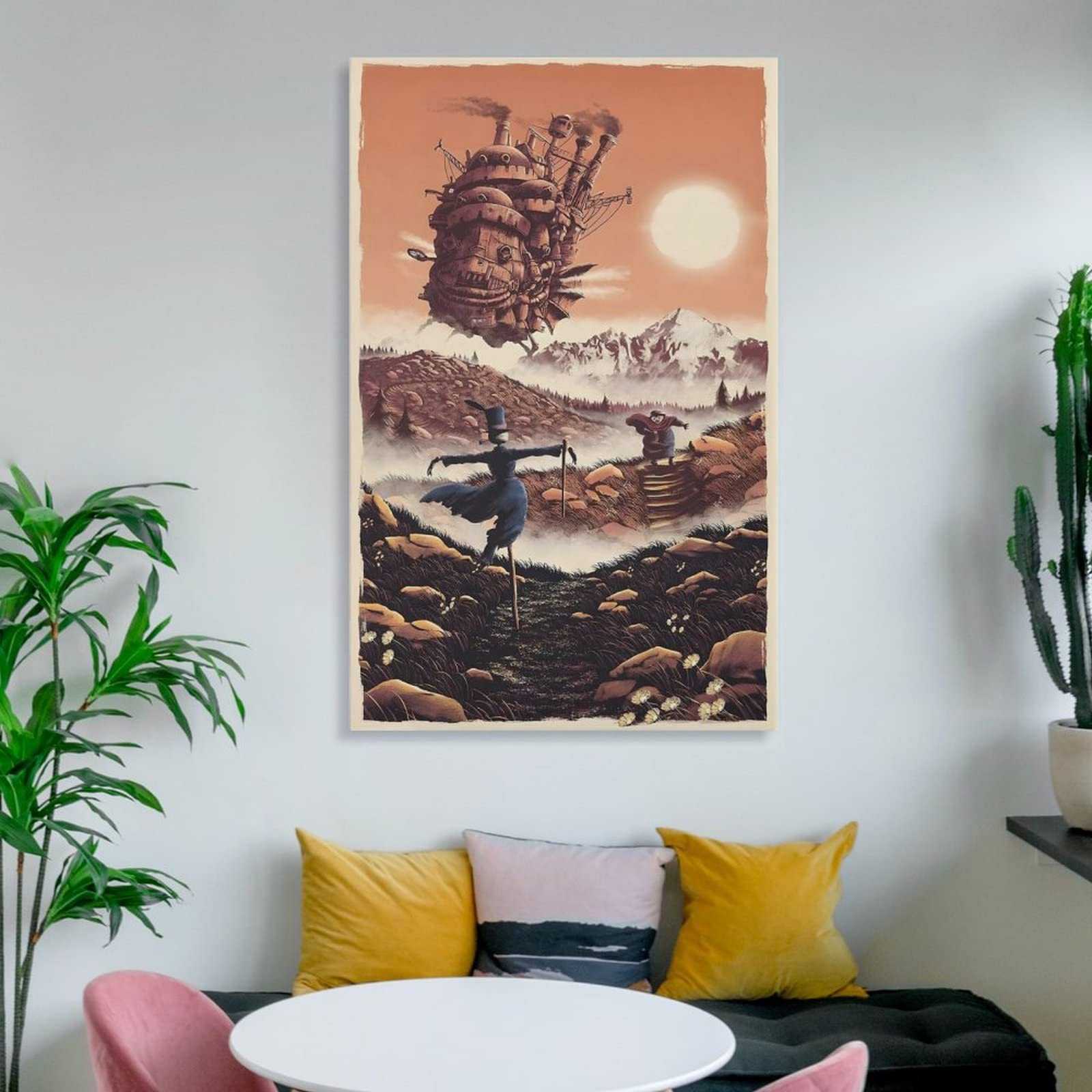 Amazon.co.jp: FIU アニメポスター ハウルの動く城 ポスター 装飾画