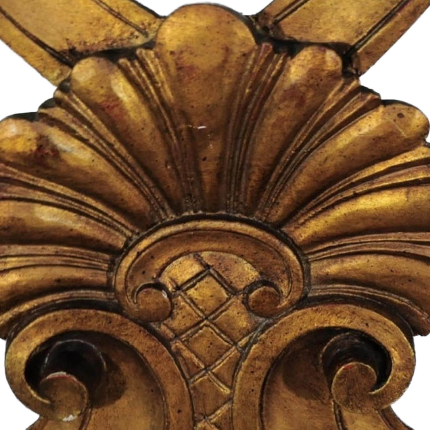 Hand Carved Mandala Bed Headboard Bed Decor Antique Gold Wash Wooden Wall Hanging Art Handmade Tropical Home Decor (Twin XL- 55x32x1 -inches) | Engineered Wood