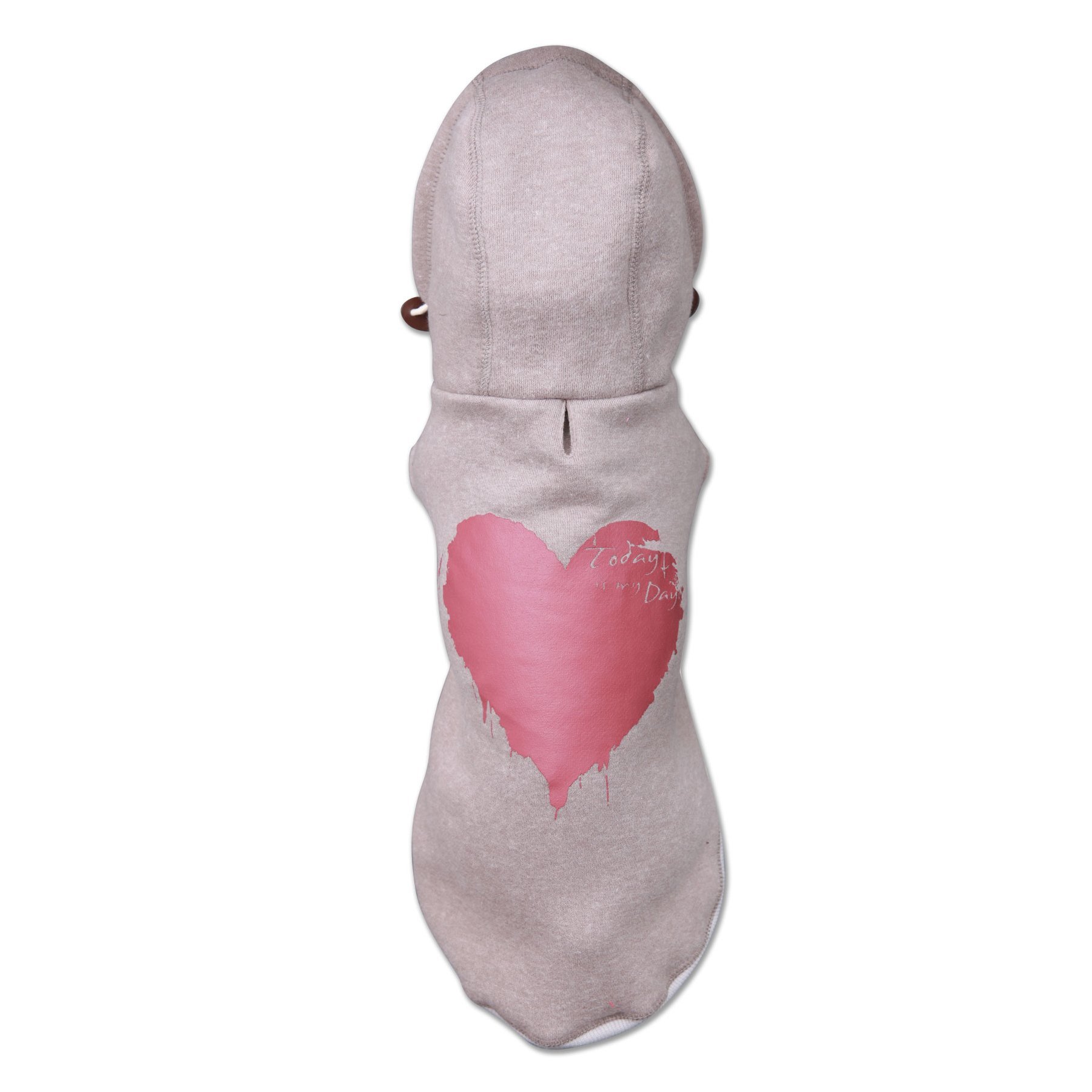 Wouapy Beige Dog Hoodie, Size 38
