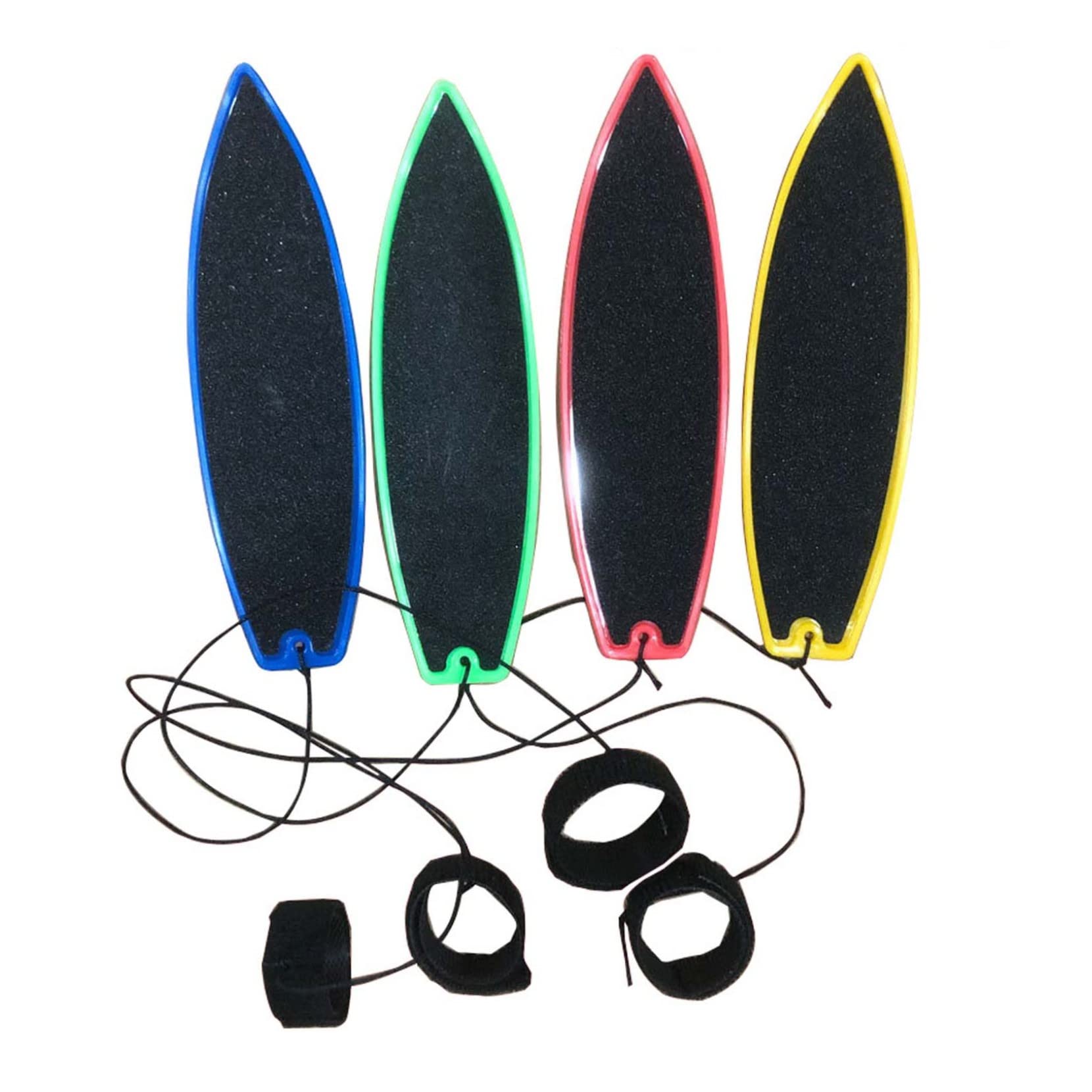 4Pcs Finger Surfboards Finger Surfing Board with String for Kids Teens Adults Summer Vacation Wind Surfboard Fingerboard (Blue+Yellow+Red+Green), Skateboards