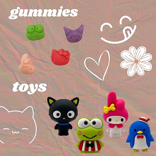 Miniatura 4 de Hello Kitty Finders Keepers Calendario de Adviento cuenta regresiva 2022 para Navidad con caramelos y juguetes de goma 24 días