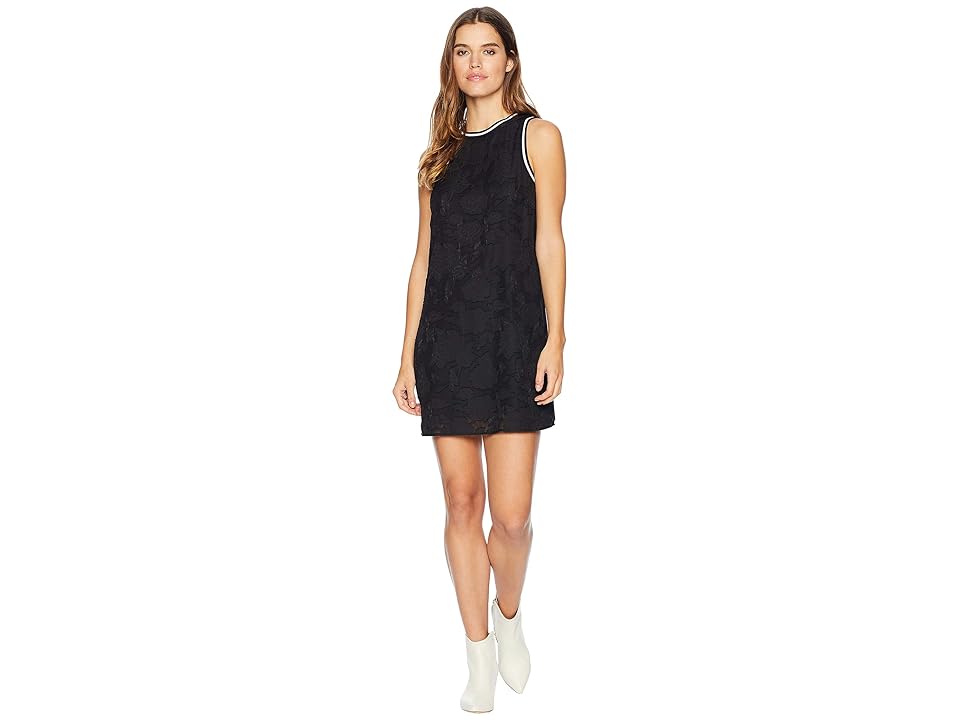 

kensie Delicate Burnout Dress KS0K8313 (Black) Women's Dress