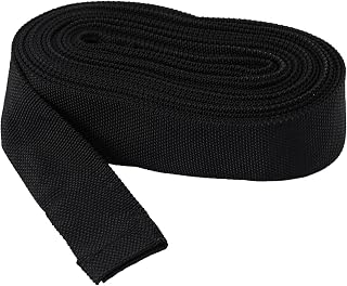 Nylon Protective Hose Sleeve Sheath Cable Cover Welding Tig Torch Hydraulic Hose, 1.25" ID, 10 Feet Length, Black