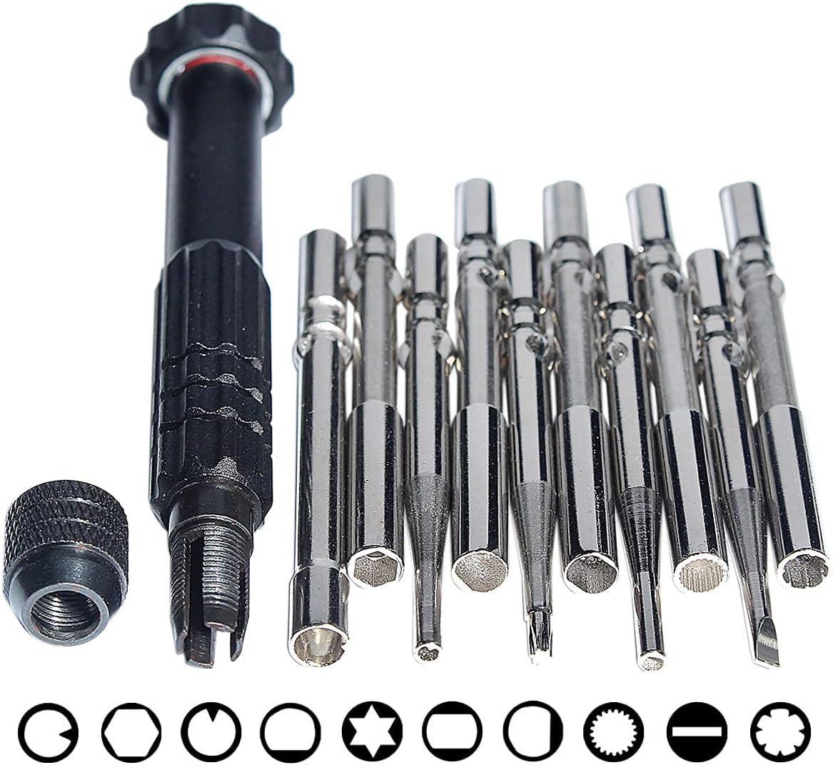 10 in 1 Carburetor Screwdriver Bit Set,Carb Adjustment Tool Kit for Gasoline Small Engine 2 Cycle Trimmer Brushcutter Chainsaw Leaf Blower edger Pole Pruner