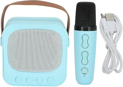Miniatura 7 de YYQTGG Bluetooth Speaker Wireless Microphone, Rechargeable Karaoke Machine for Outdoor(Blue)