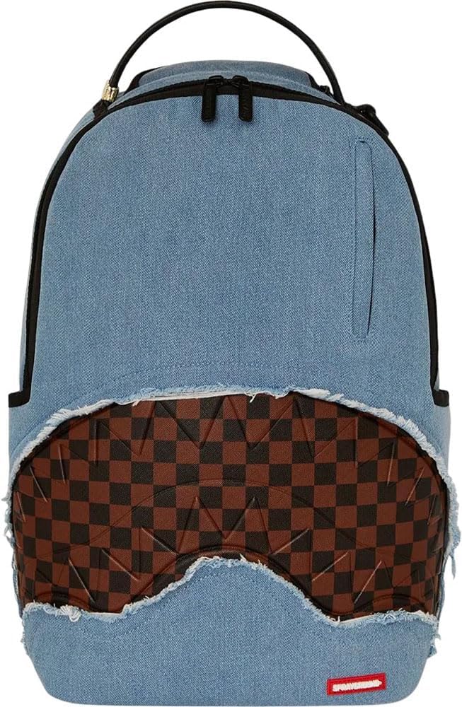 SPRAYGROUND: DENIM SHARK BITE BACKPACK