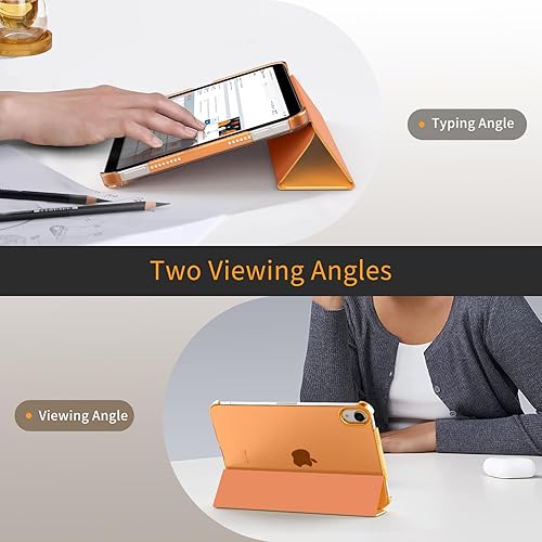 Miniatura 46 de MoKo Funda para iPad mini 7 (A17 Pro) Generation Case 2024, iPad mini 6 2021, funda delgada y ligera de 8.3 pulgadas de carcasa de policarbonato