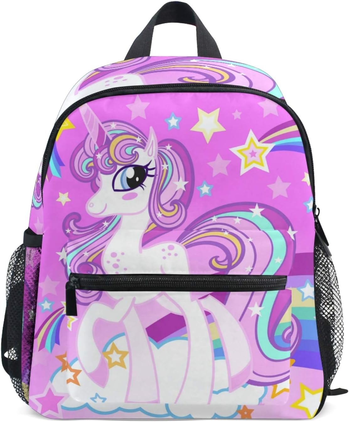 Mochilas Escolares Infantiles, Bolsa Preescolar Ligera Personalizada con Estampado De Unicornio Arcoiris para Niñas Niños