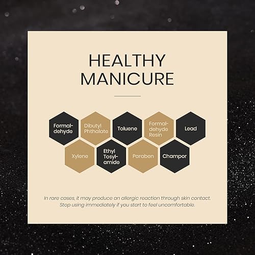 Miniatura 7 de Beetles - Juego de 23 esmaltes de uñas de gel, color rojo burdeos, esmalte de gel verde y azul con brillantina, colección Atmosphere íntimo, lámpara