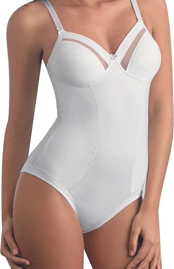 Body Contenitivo Lady Bella - Snellente, Senza Cuciture, Microfibra Traspirante, Coppa C, Modellante Pancia - Foto 9