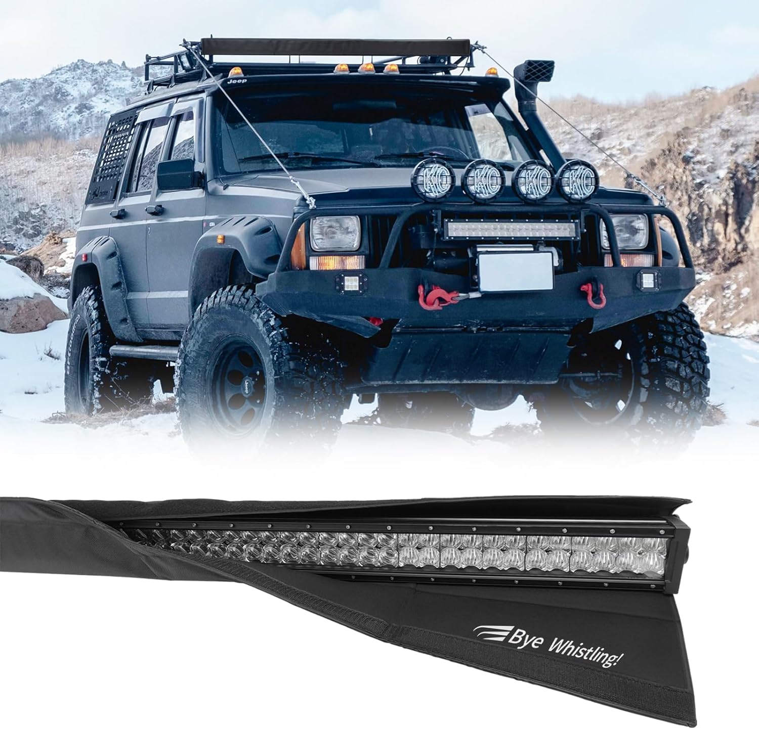 50 inch Led Light Bar Cover Flood spot Combo Beam Reduce