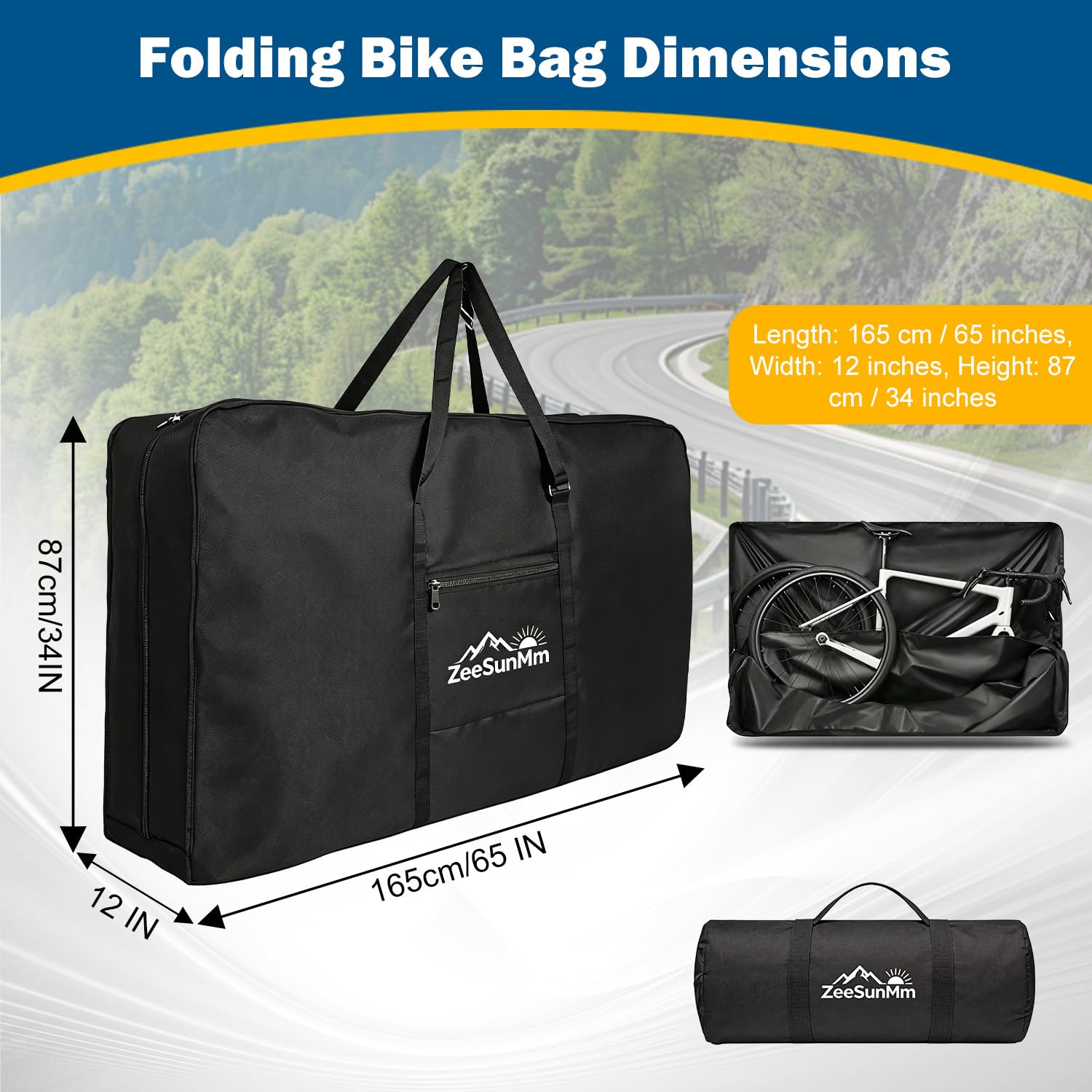 Fahrrad Transporttasche,29 Zoll MTB Rennrad Tasche, Fahrradtasche Flugzeug
