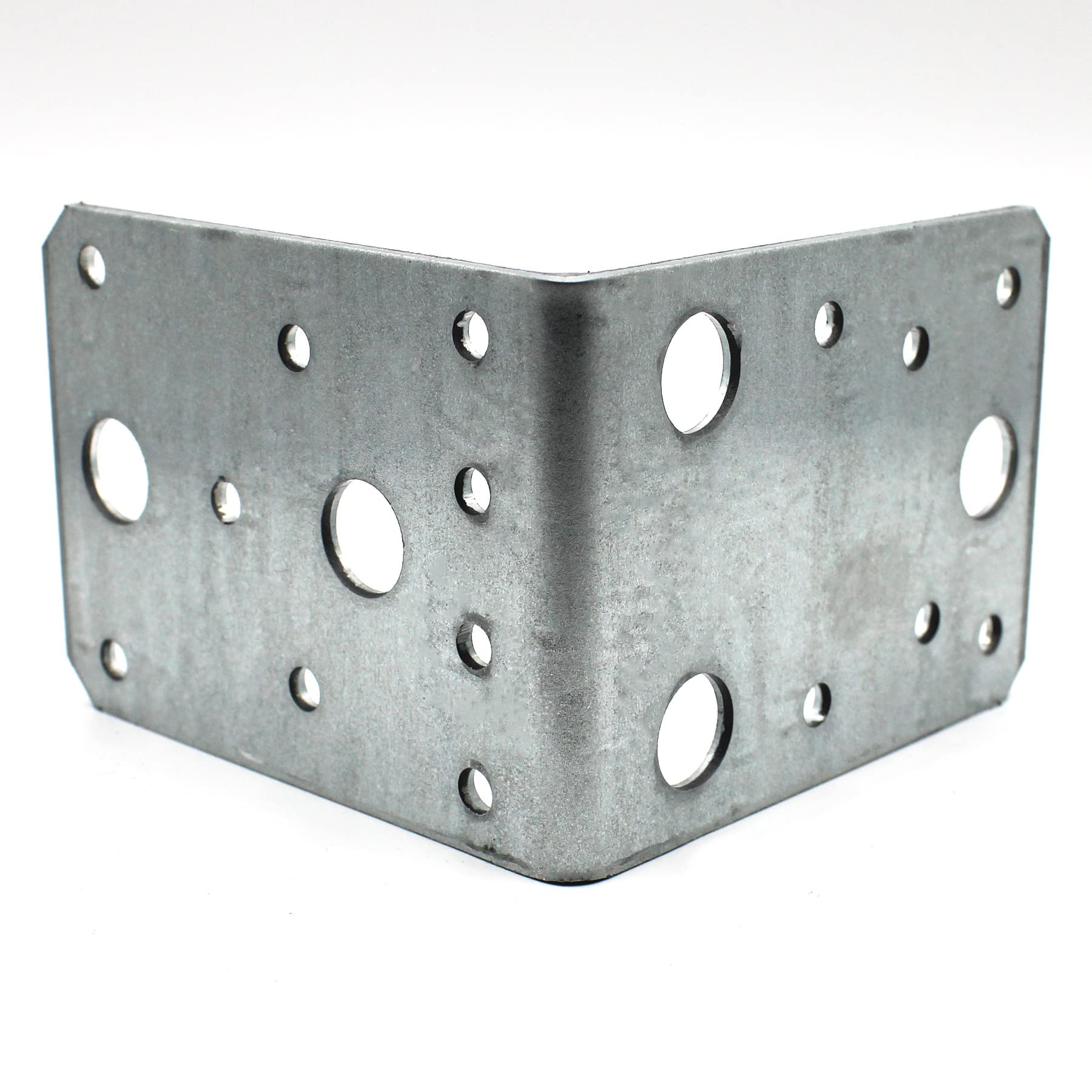 DSM – Winkelverbinder 90x90x65 mm – verzinkter Stahl – 50 Stück | mit CE-Zertifizierung [TrueSpec Präzision] Made in Germany – Winkel, Metallwinkel, Holzverbinder Metall, Montagewinkel