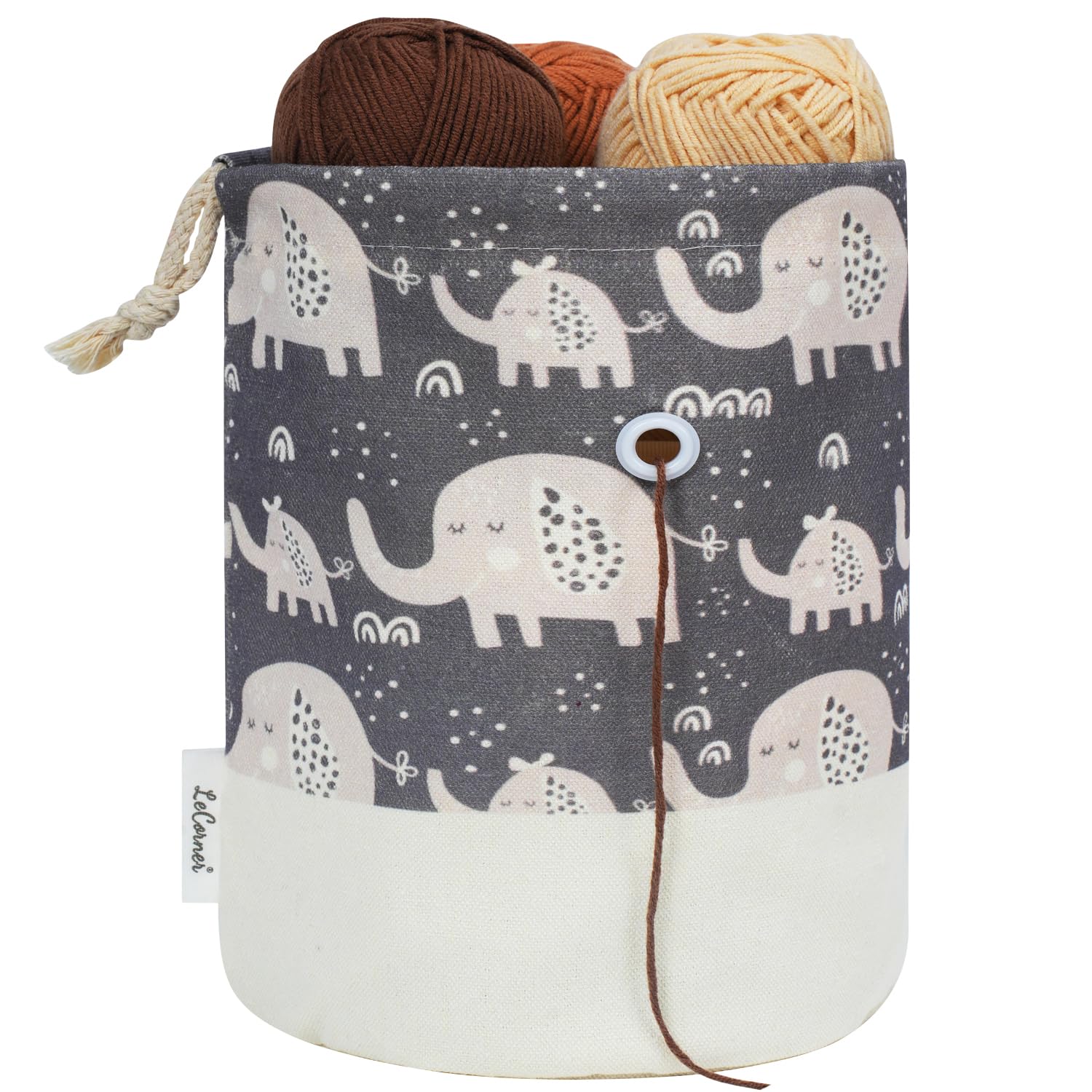 Yarn Bag, Small Crochet Bag Organizer, Yarn Storage Knitting Bags