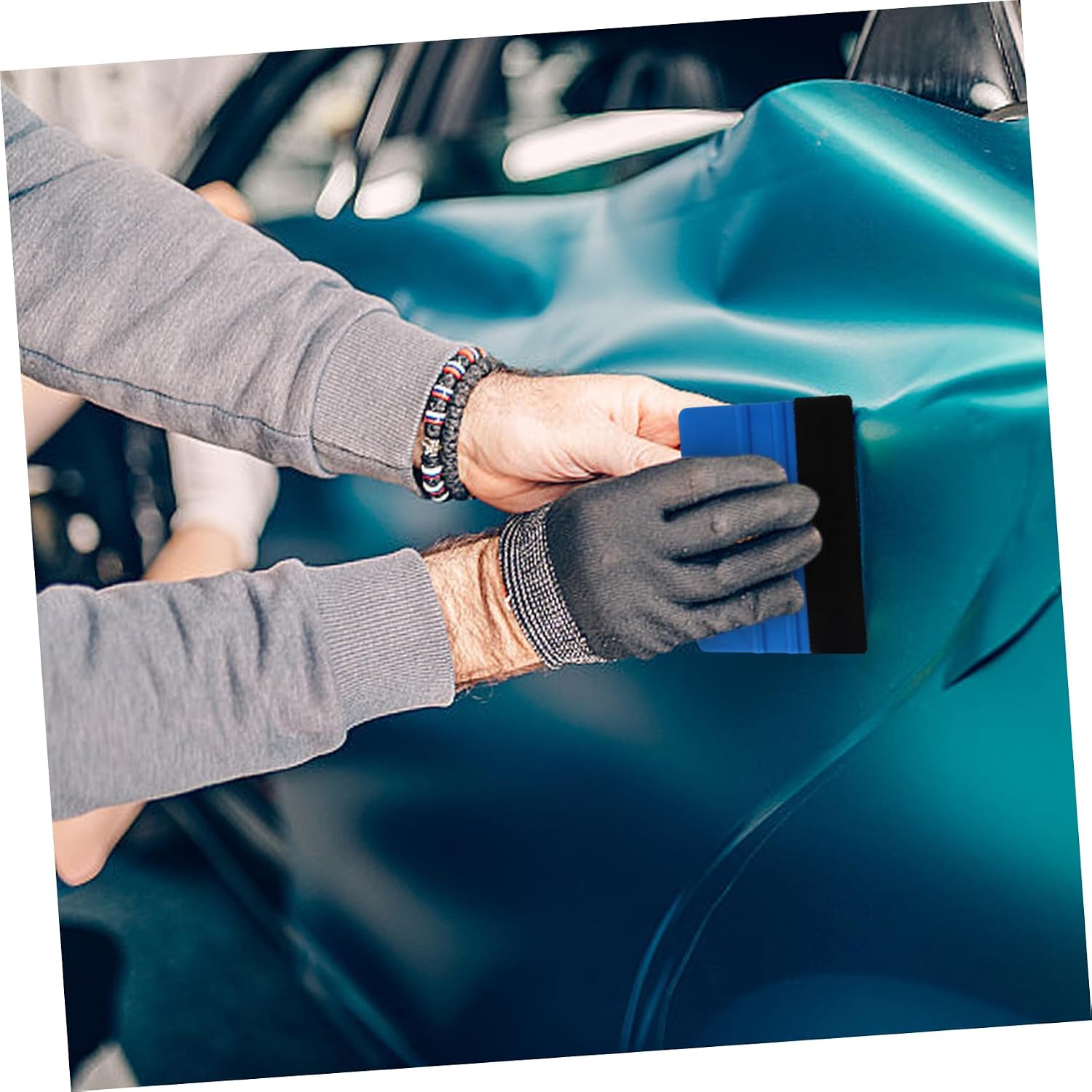 Window Tint Installing Kit Tool Vinyl Application Tools Squeegee for Window Film Wallpaper Smoothing