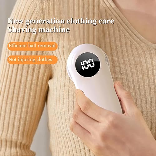 Miniatura 2 de Afeitadora de tela para eliminar pelusas, afeitadora de pelusa recargable con 3 velocidades y 6 cuchillas, afeitadoras de suéter para quitar