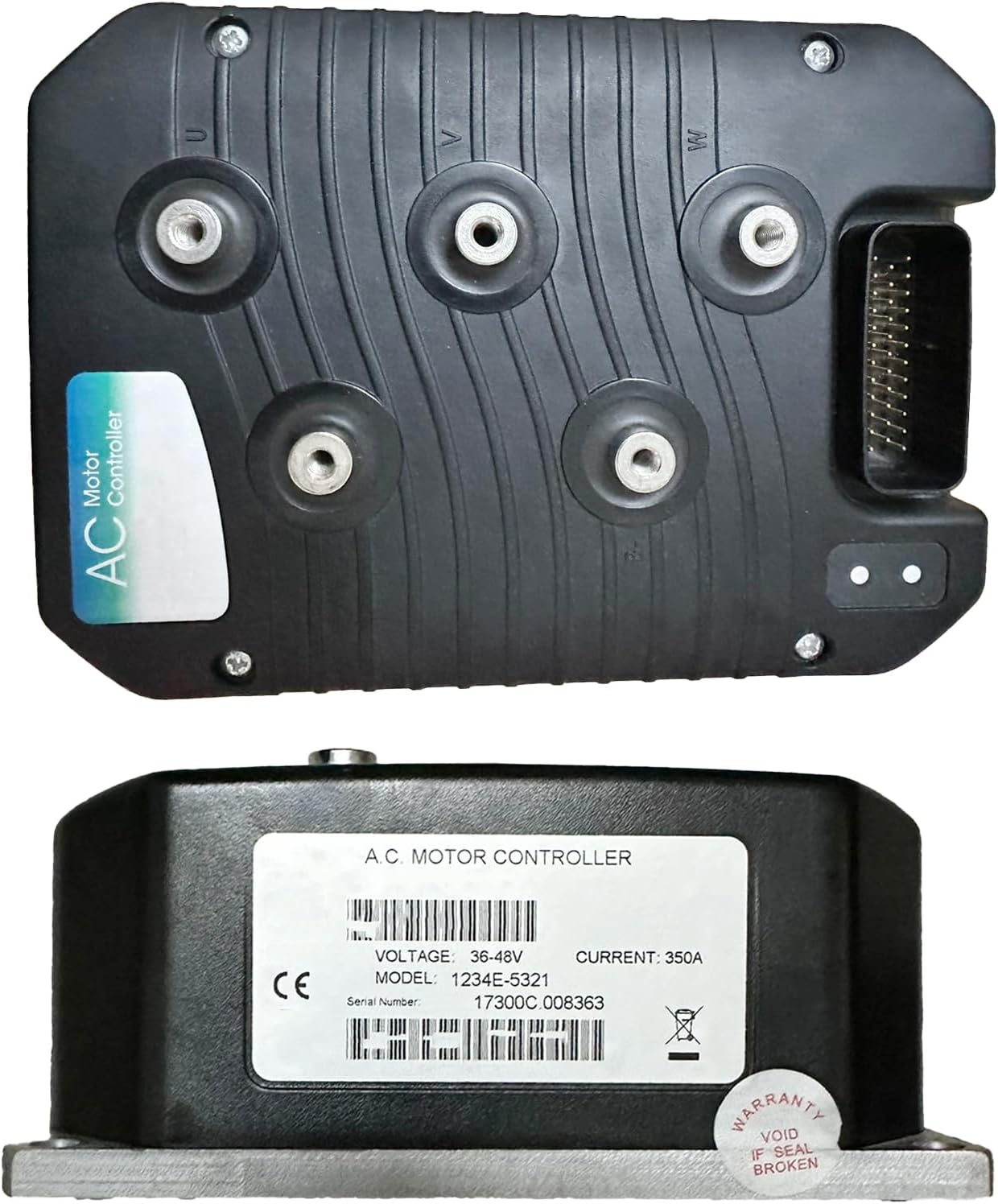 48V 250A AC Speed Controller 1232 1232E 24 Volt 250 Amp 1232E-2321 1232E-5321 Compatible for Curtis Industrial Vehicle Material Handling Truck Personnel Carrier Golf Cart