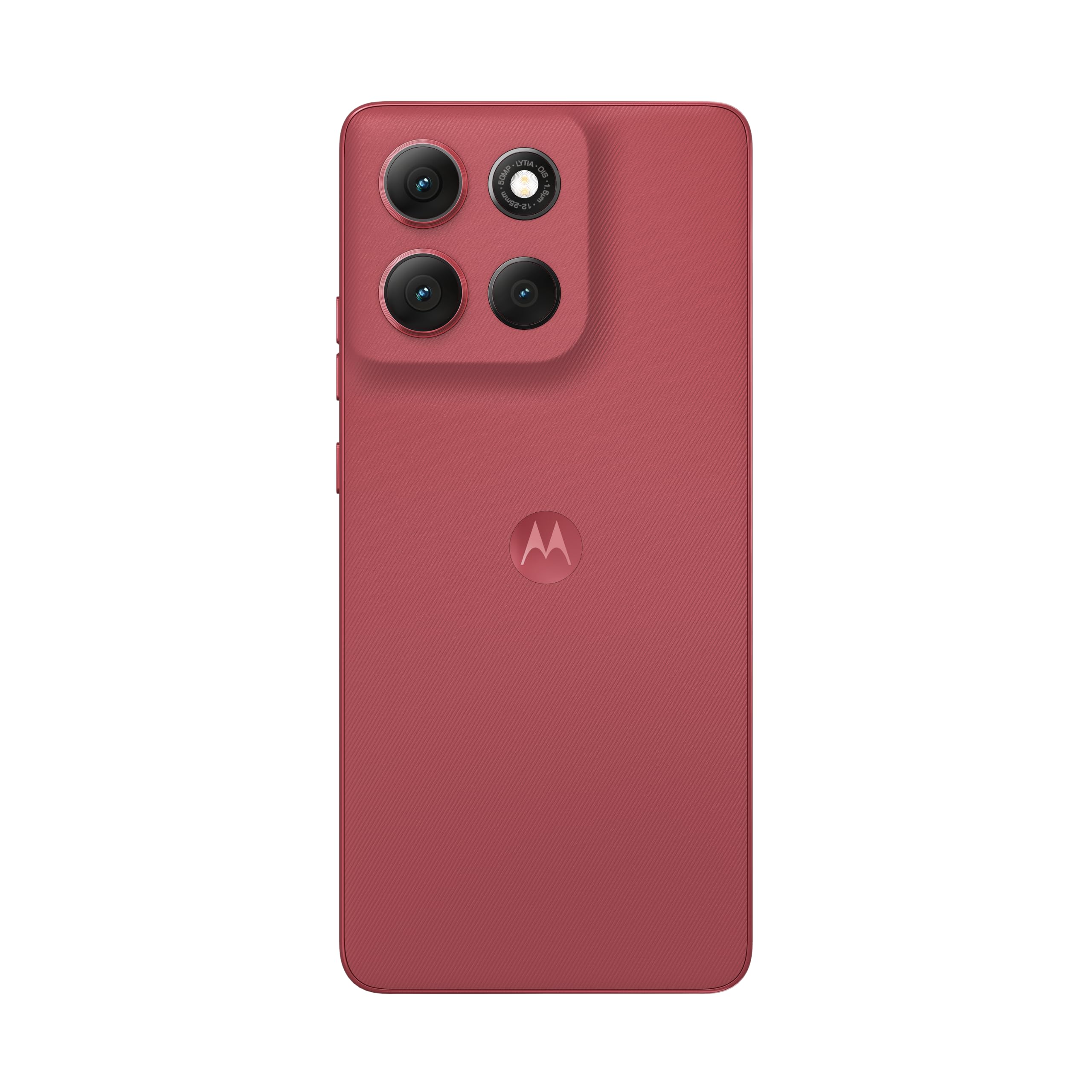 Moto g 86 8, 256 GB, odblokowany smartfon, ekran 6,67", aparat 50 MP, bateria 5200 mAh, chryzantema (czerwony), etui ochronne i kabel USB C w zestawie