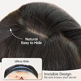 KooKaStyle Clip in Long Wavy Synthetic Hair Extension 20 Inch 4PCS Ombre Brown to Ash Blonde Hairpieces Fiber Thick Double Weft Hair Extension for Women