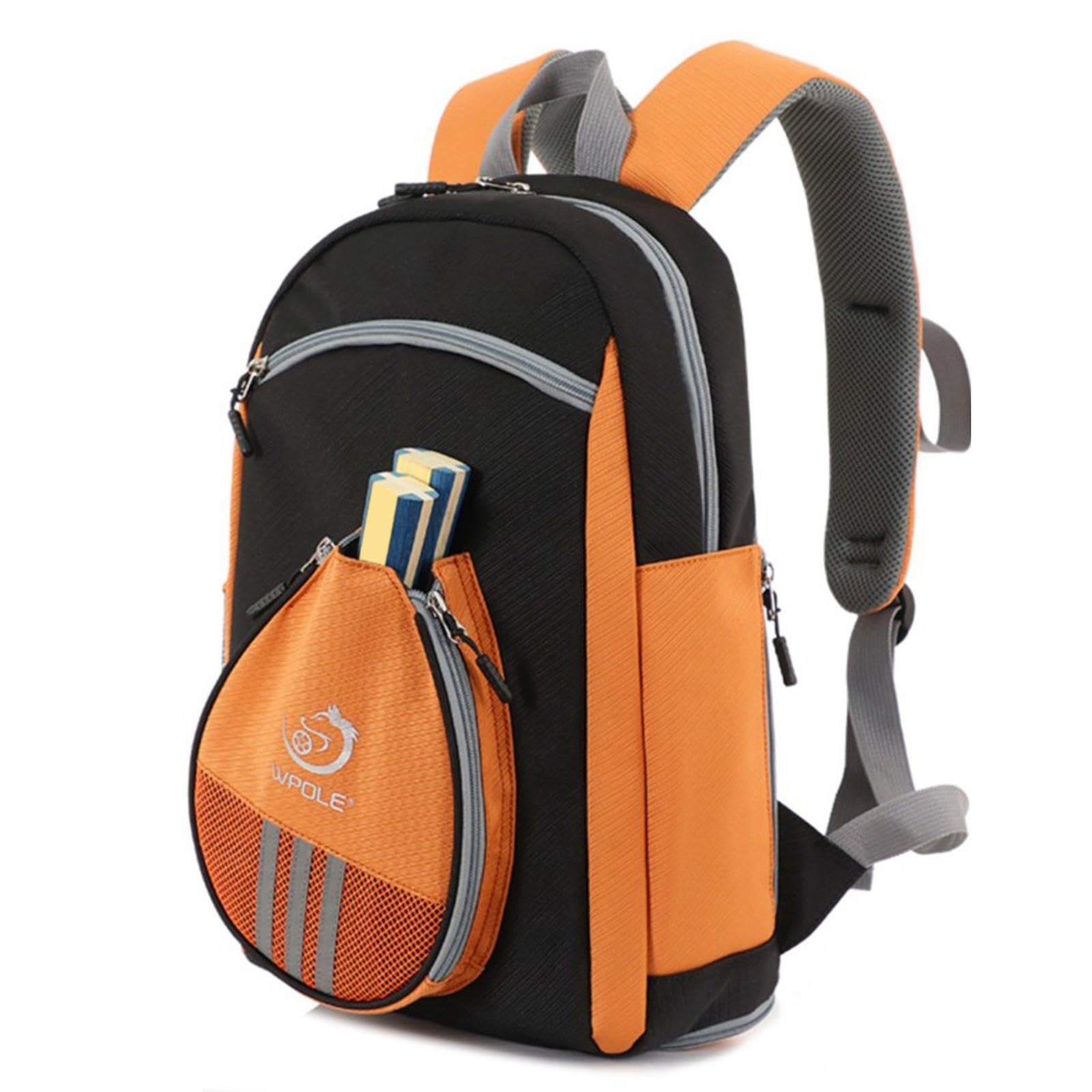 Borsa per Racchetta da Pong Zaino Sportivo per Atleta, Multifunzionale con Scomparto per Scarpe Custodia per Paddle da Pong per Allenamento