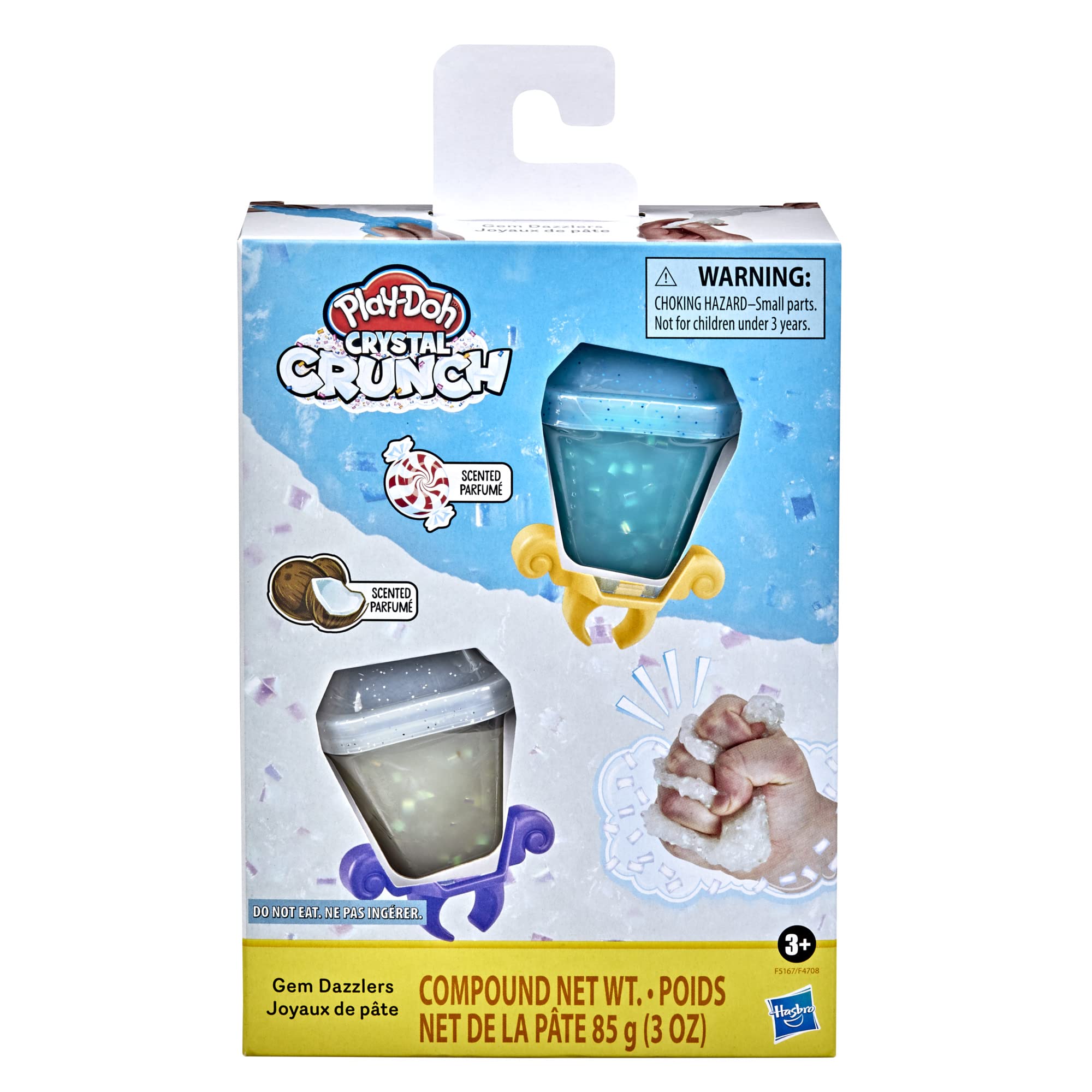 Hasbro Play-Doh Crystal Crunch Gem Dazzlers 2-Pack