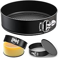 ZeroPone 9 Inch Non-Stick Springform Pan with Removable Bottom - Cheesecake, Pie & Quiche Baking Essential