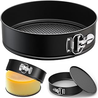 ZeroPone 10 Inch Non-Stick Springform Pan with Removable Bottom - Ideal for Cheesecakes, Pies & Baking