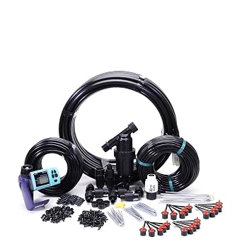 Automated Dripworks Premium Deck Garden Irrigation Kit for Watering Plants in Balconies/Terrace/Patios with Timer - Waters Upto 45 Plants | Agricultural Grade Components