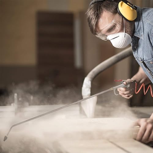 Miniatura 5 de Hiltex 31111 Pistola neumática de aire de largo alcance | 24 pulgadas de longitud | Entrada de aire NPT de 1/4 pulgadas | Boquilla de aluminio en