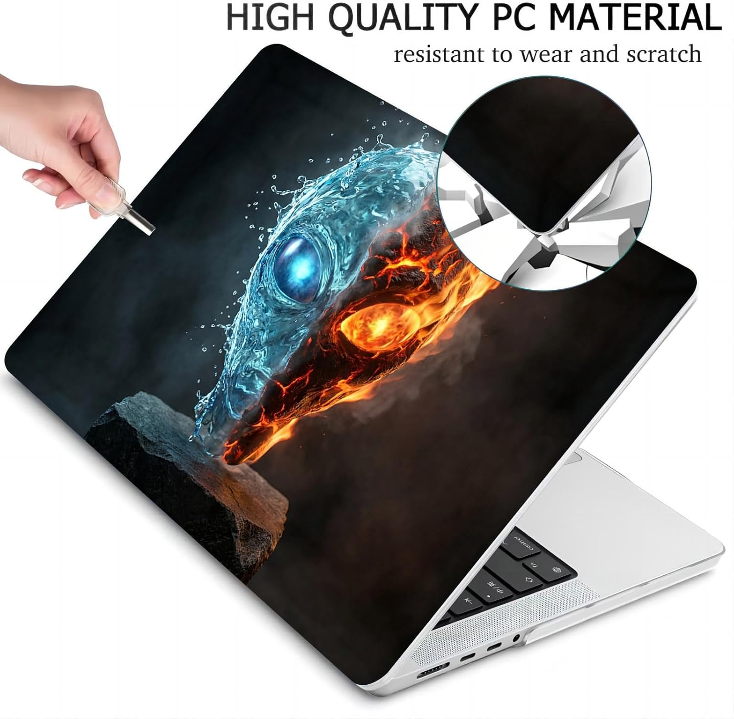 Compatible with MacBook Neo 13-inch, Hard Shell Case with Keyboard Cover and Screen Protector (A3404 A18 Pro chip, 2026 Release) - Aliens MC22409
