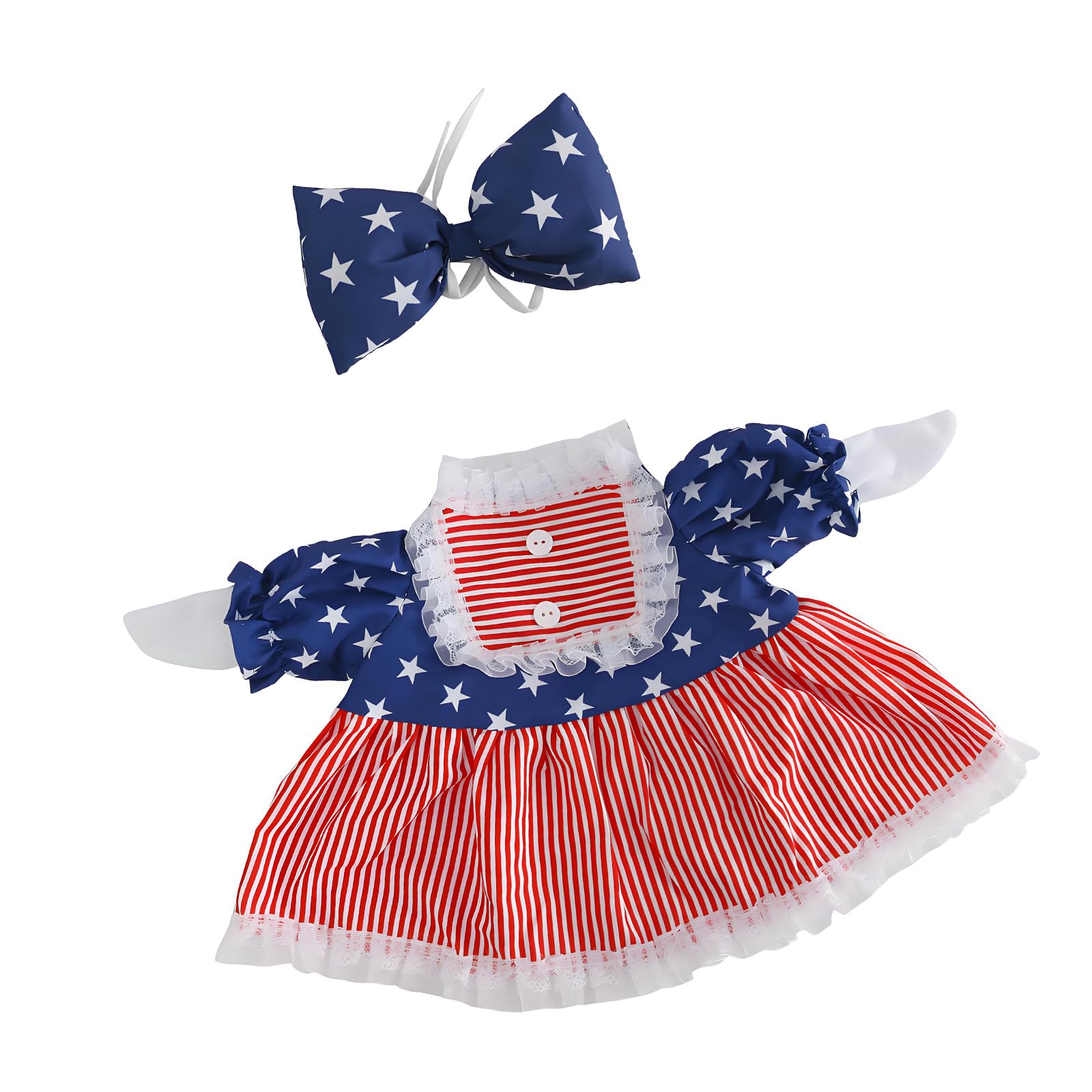 Qusinfc Colorful Geese Attire for Patio Decoration Independence Day Geese Clothing for Themed Parties and Special Occasions Celebratory Waterfowl Outfit