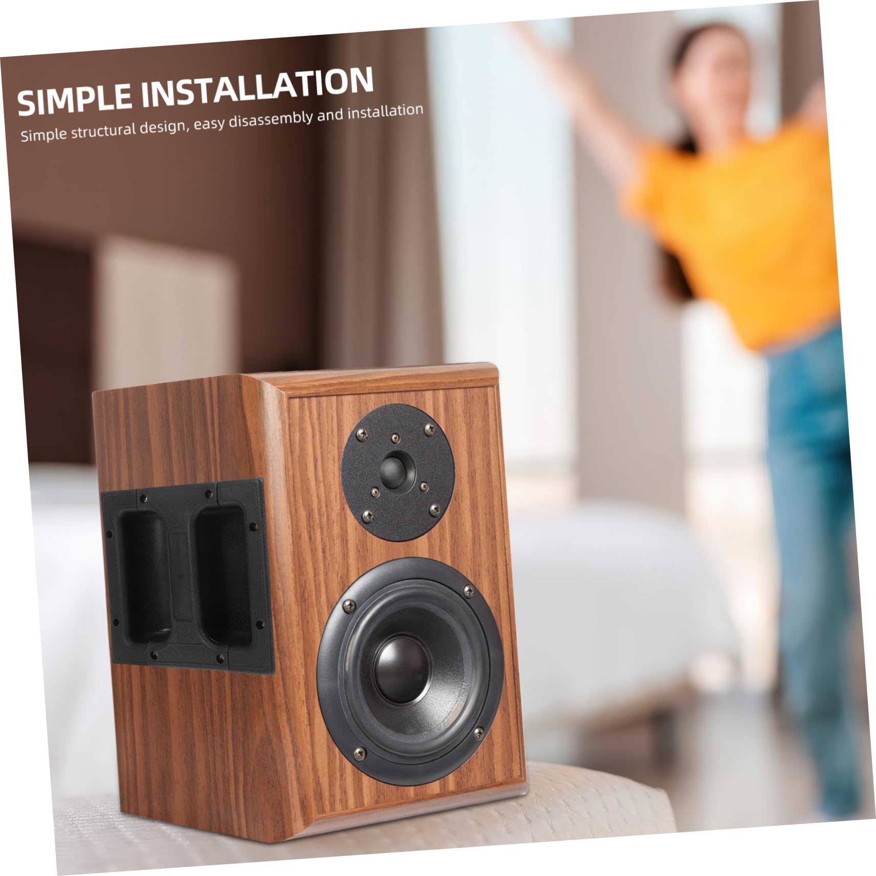 ERINGOGO 2pcs Cabinet Speaker Handle Replacement Carry Grasp for Speaker Box Easy Installation Fits Various Styles Secure and Comfortable Grip for Heavy Equipment