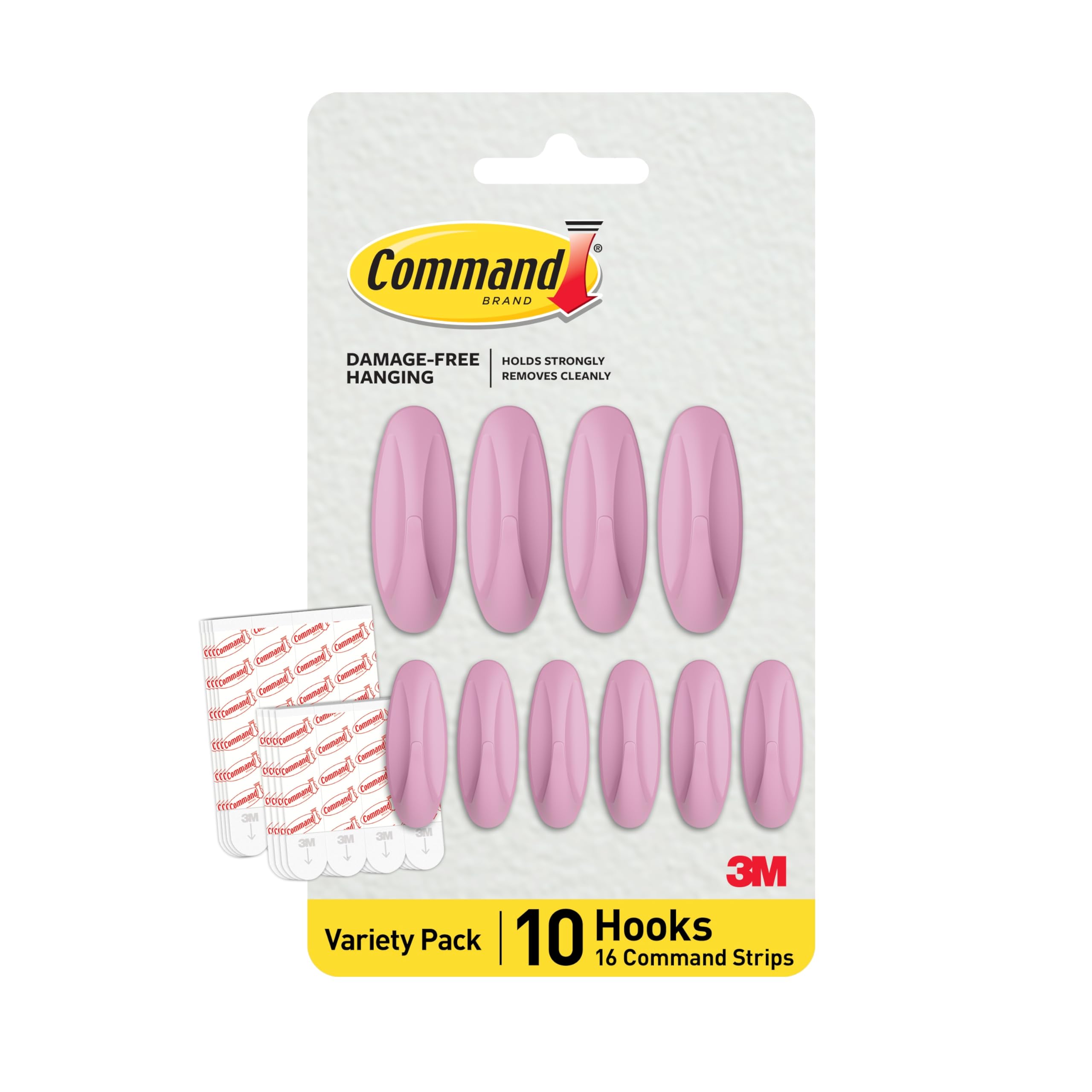 Crochets Adhésifs Command Lilas pour Organiser la Cuisine et la Chambre