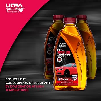 Ultra1Plus SAE 10W-30 Synthetic Blend Motor Oil API SP ILSAC GF-6A