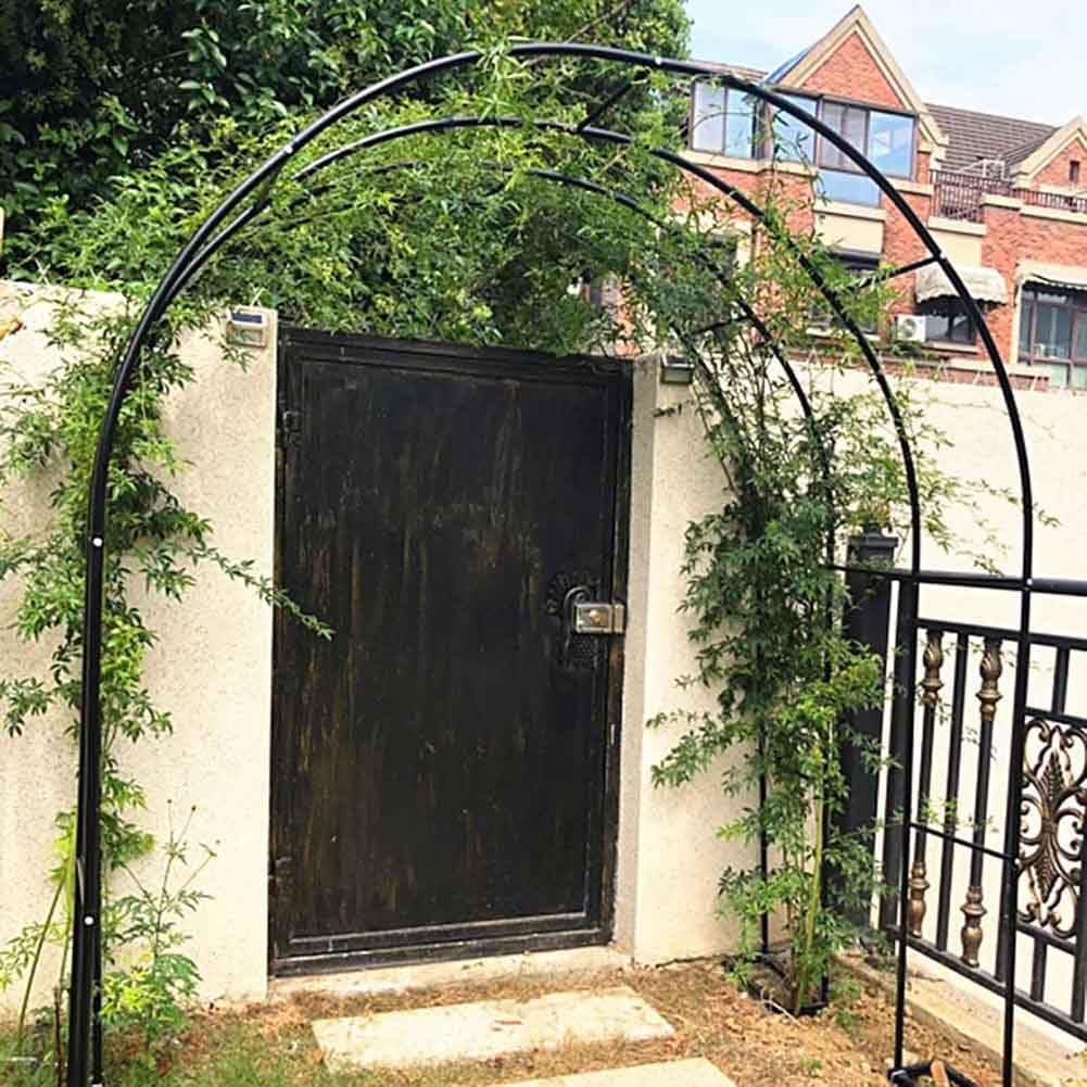 Large Garden Arch, Extra Wide 300/350Cm Garden Arbor Archway, Rose Arch for Roses Climbing Plants Support Wedding Arch Extra Tall Pergola Trellis Grape Vines Archway,W1.8M*H2.2M