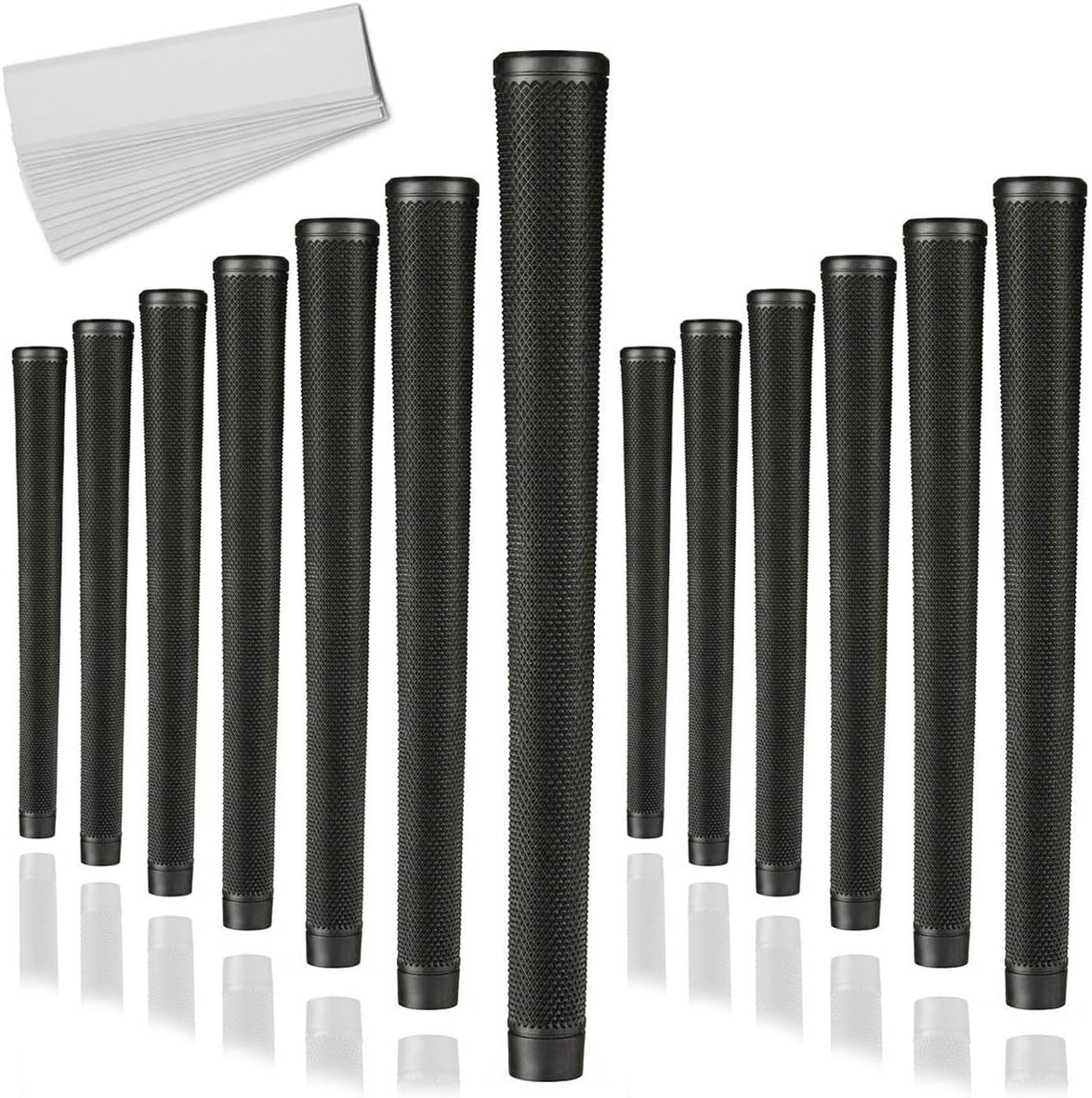 Karma Arthritic Jumbo Plus Golf Grips, 13 Pack with 13 Golf Grip Tape