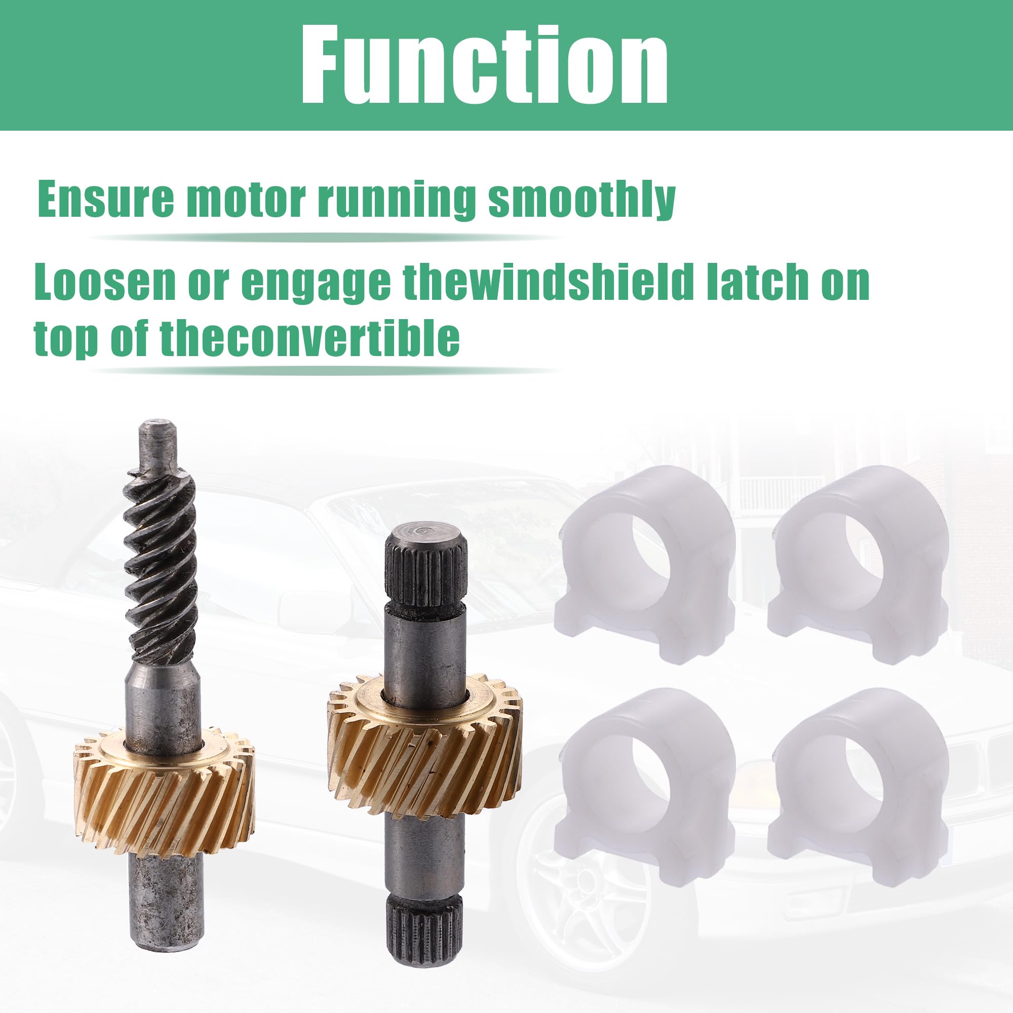 X AUTOHAUX Auto Cabrio Verdeck Verriegelungsmotor Getriebe Reparatursatz für 67618370816