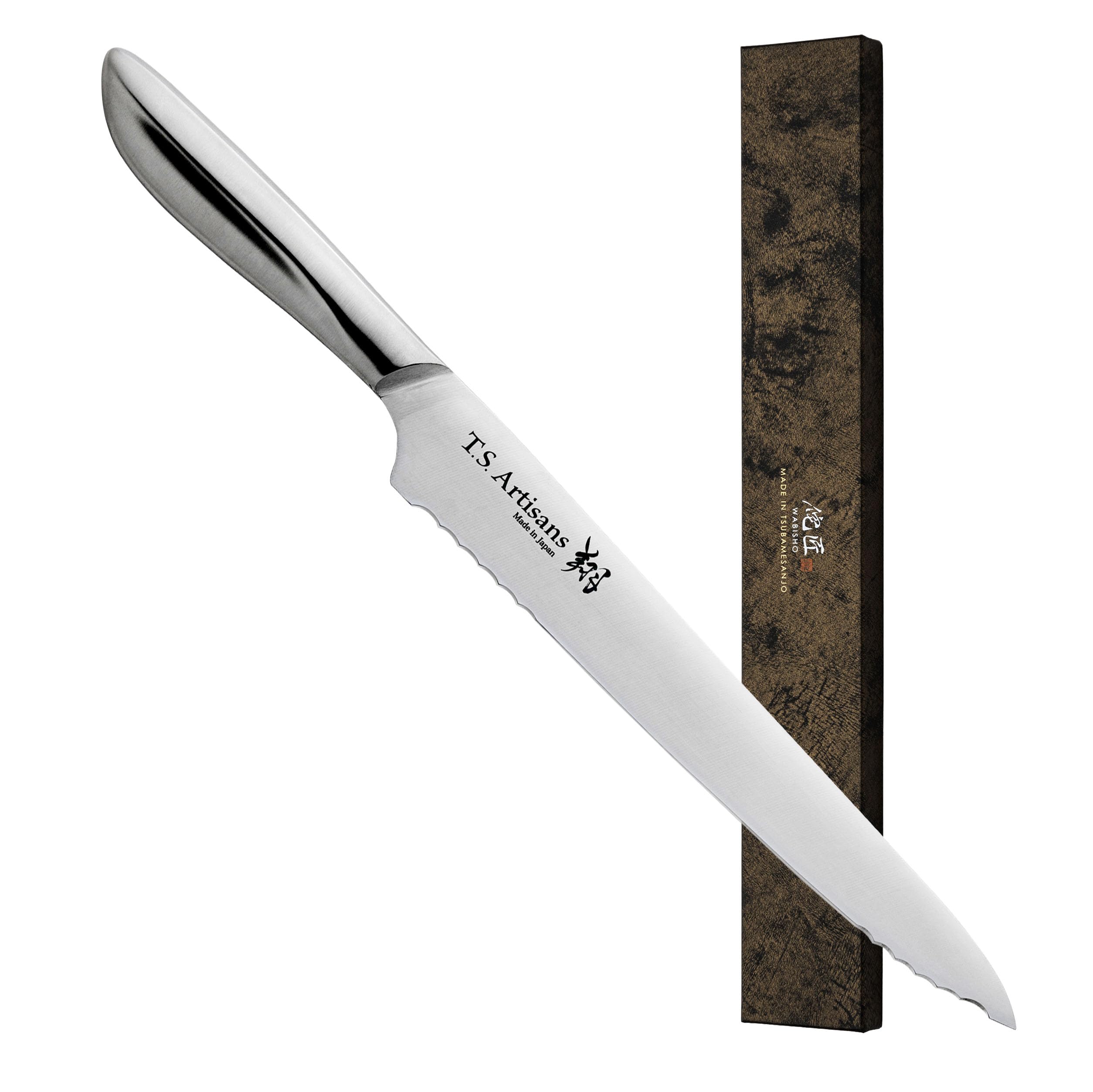WABISHO Hybrid-Edge Santoku Utility Knife, Made in Japan | Multi-Purpose Santoku Knife, M…