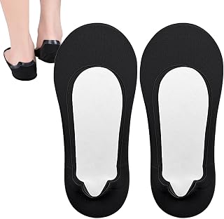 No Show Meias Femininas,Low Cut Liner Antiderrapante Fino Linha Causal - tripulação rasas Invisible Arch para mulheres, não aparece em barco baixo para mulheres Tosier