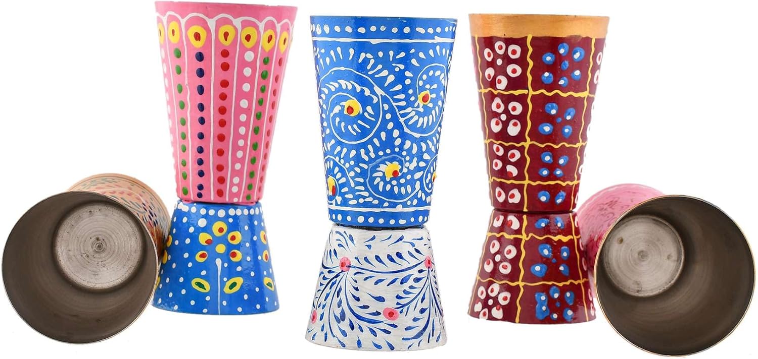 All & Jewel's Aluminium Set of Five CocAZ-1393-KTail Glasses Premium Shatterproof Martini Glassware