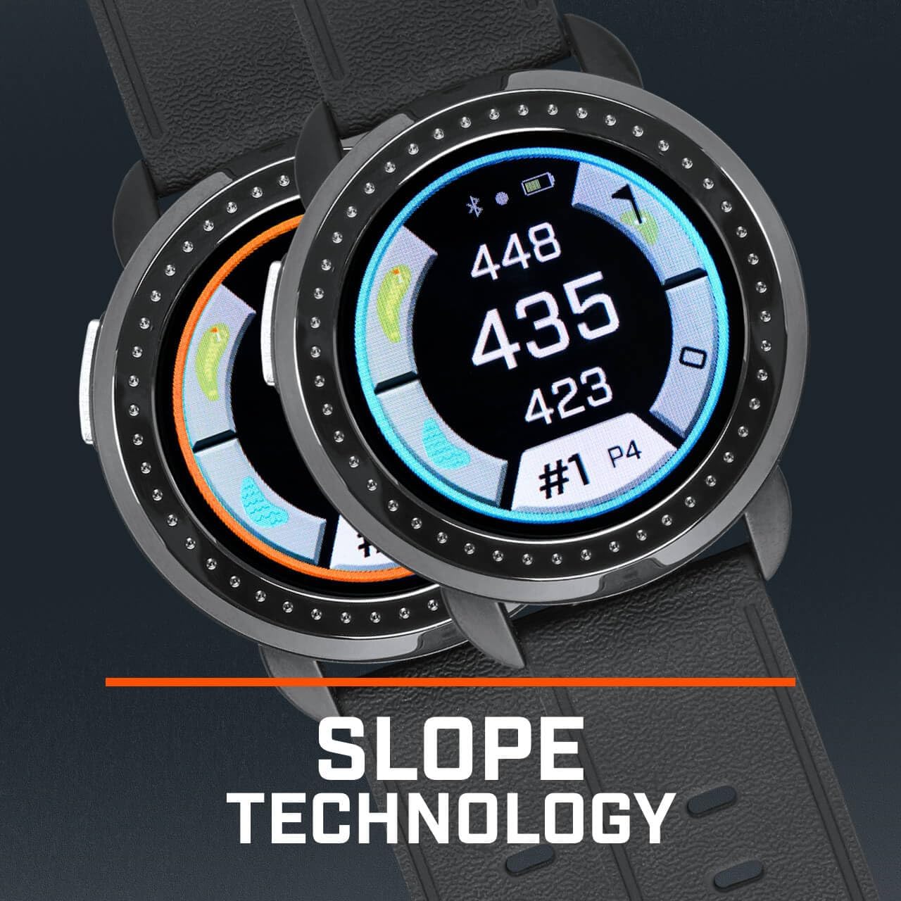 Bushnell iON Elite (Black) Golf GPS Watch Bundle - Color Touchscreen Smartwatch with 12+ Hours Battery Life, 38K Courses & Slope Distances with PlayBetter Portable Charger & Screen Protectors