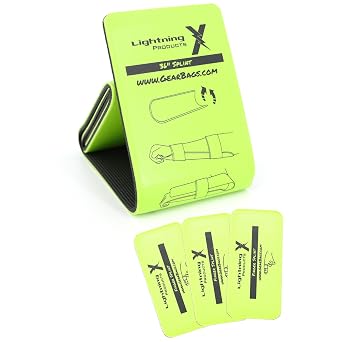 Lightning X Universal Padded Aluminum Medical Splint Kit - 36 Roll Splint + 3 Finger Splints - Flourescent Yellow