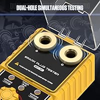 Vista 3 de Probador de chispas automotor, probador de bujías de coche con detector de doble agujero ajustable automático, analizador de enchufe de encendido