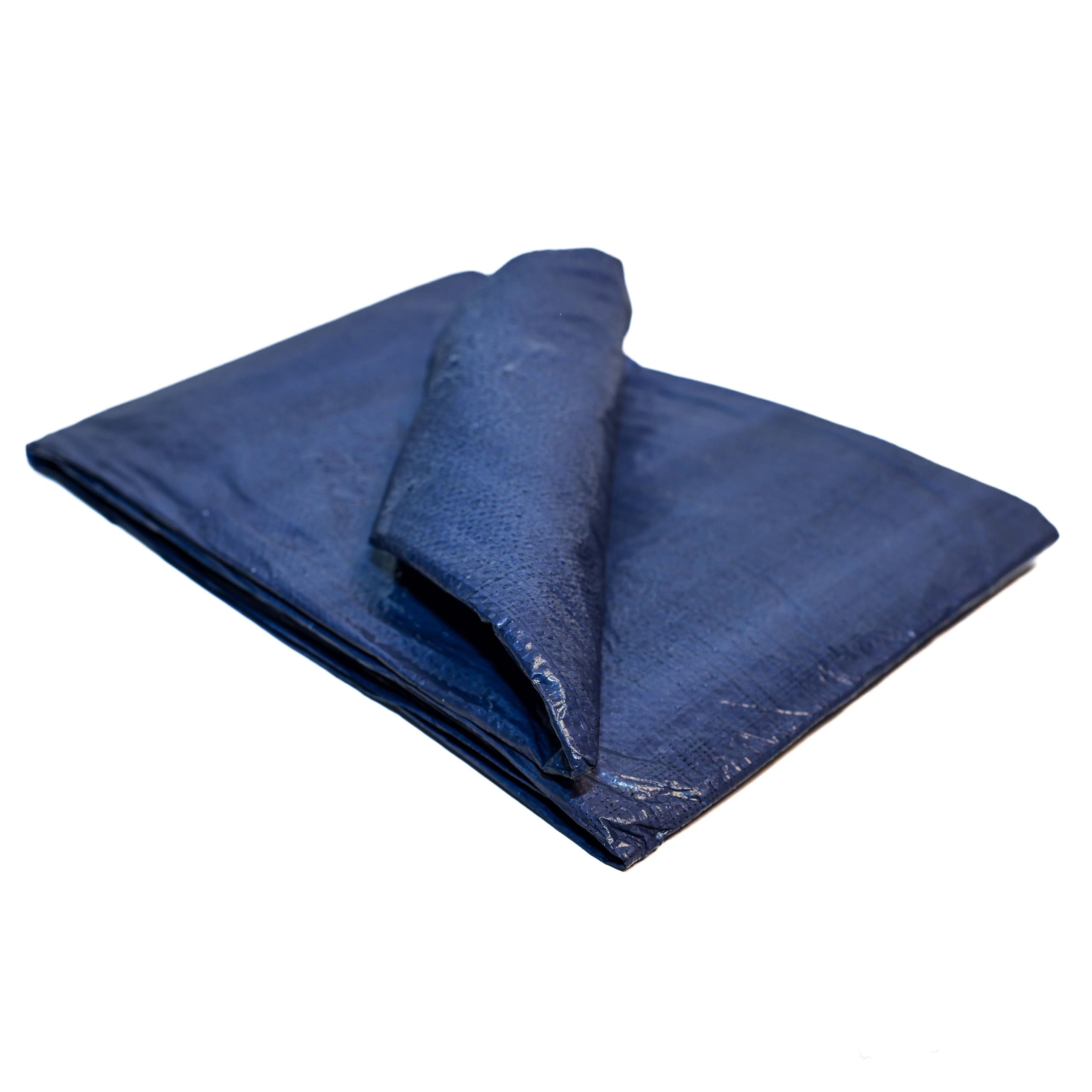 TARPAFLEX 5.4m x 7m Blue/Green Tarpaulin Waterproof Lightweight Tarp Sheet Cover, 70gsm Multipurpose Groundsheet With UV Protection & Shrinkproof Material