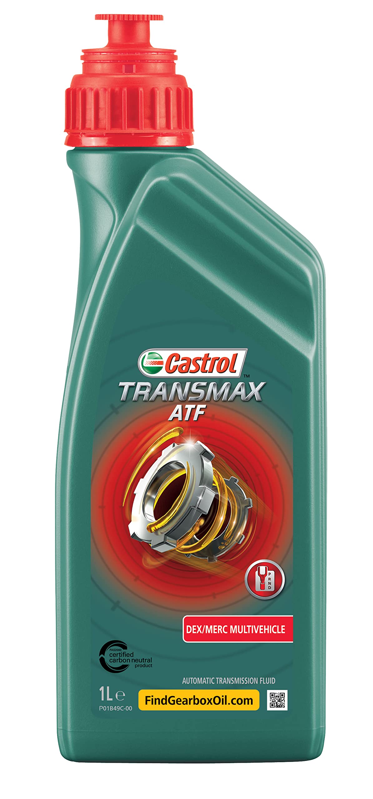 CastrolTRANSMAX ATF Dex/Merc Multivehicle Automatic Transmission Fluid - 1 Litre 1L