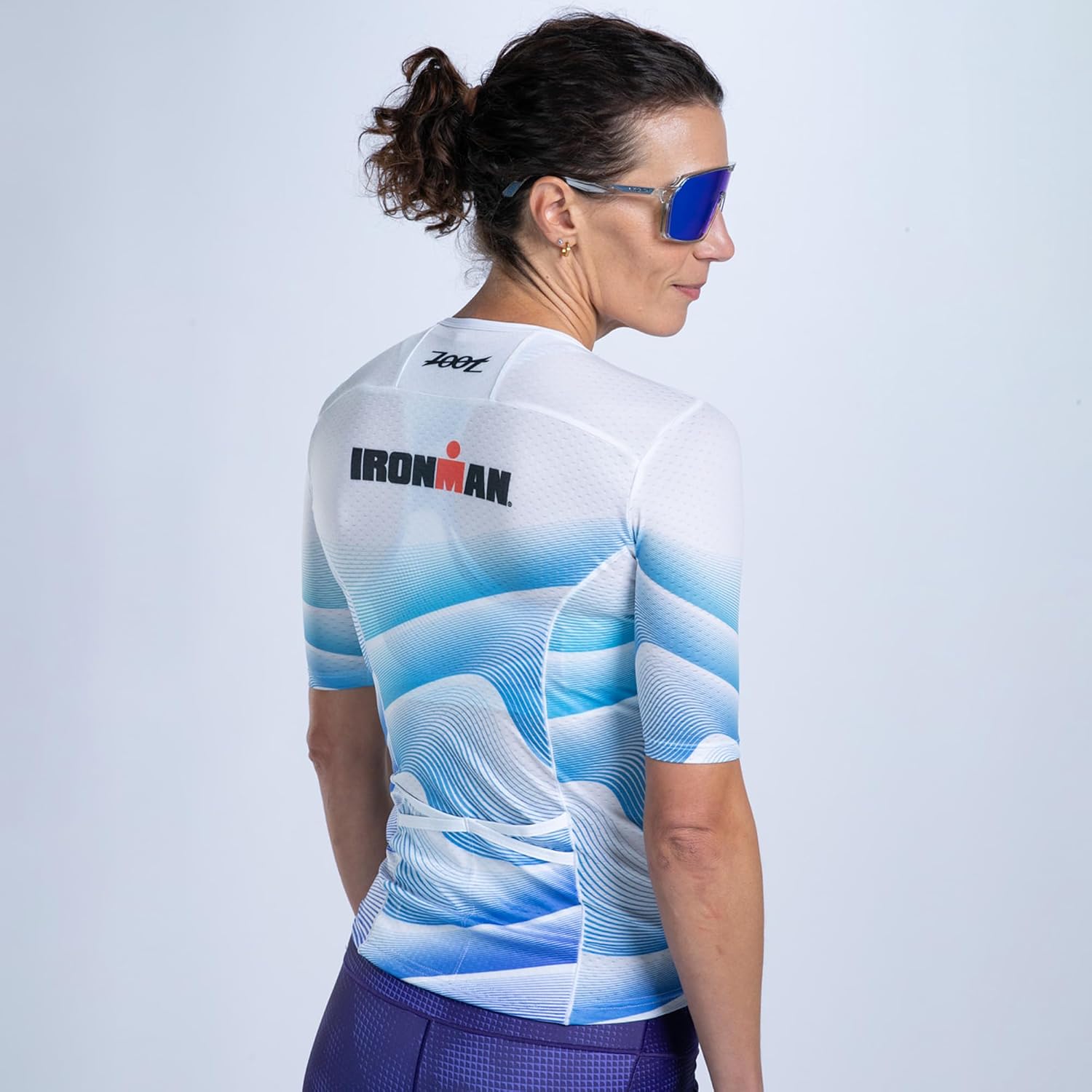 Zoot Women’s LTD Tri Aero Jersey, Short Sleeve Triathlon Race Jersey with UPF Sun Protection & Pockets