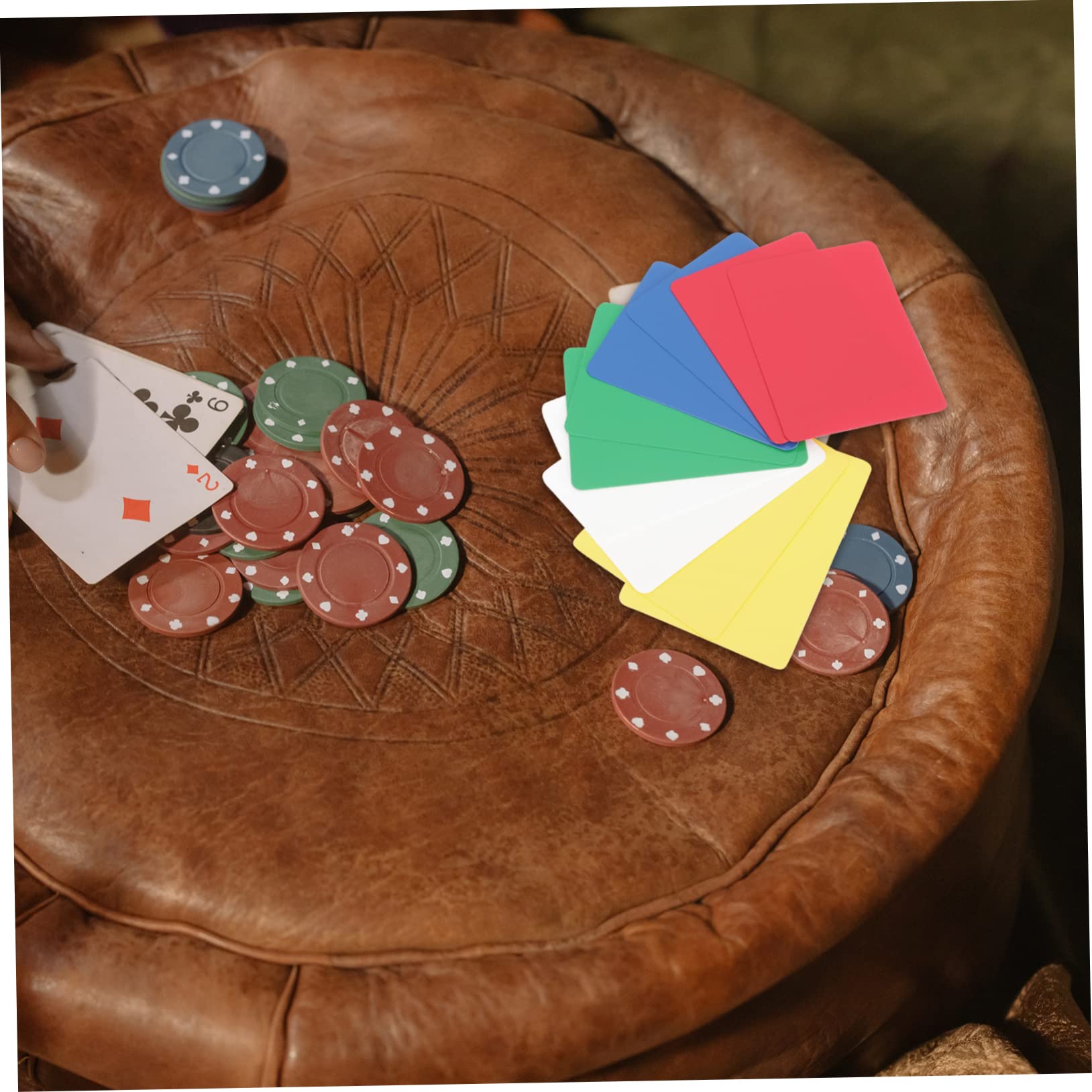 VICASKY 50pezzi Distributore Di Carte Da Poker Plastica Strumento Pratico e Poker e Resistente