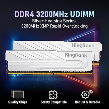 KINGBANKメモリモジュール16GB × 2 DDR4 KingBank Computer Desktop Memory Ram DDR4 16GB(2x8GB