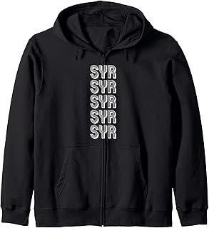 SYR Syracuse Airport Travel Zip Hoodie